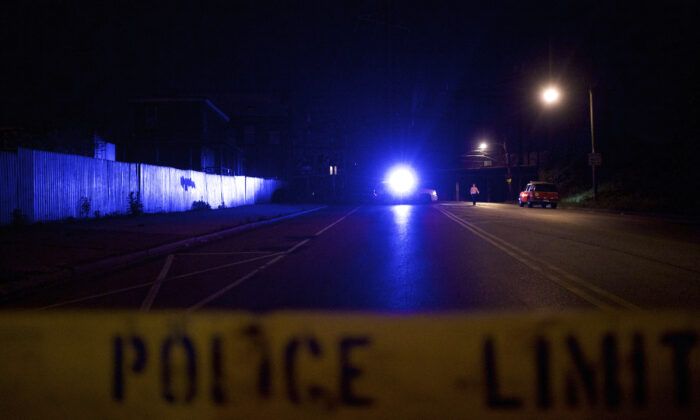 Police tape in a file photo. (Mark Makela/Getty Images)