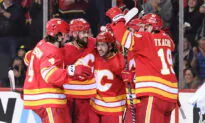 NHL Roundup: Johnny Gaudreau’s Hat Trick Leads Flames Past Lightning