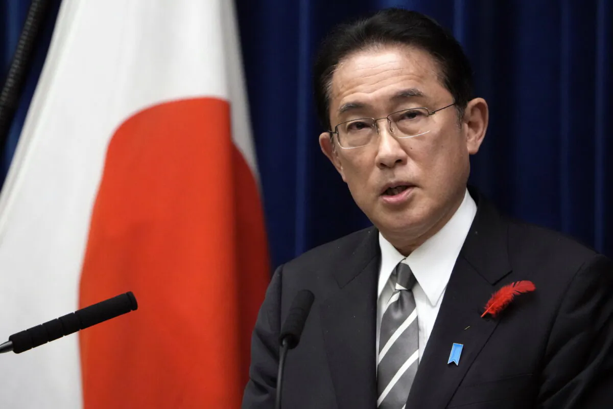 Japanese Prime Minister Fumio Kishida speaks during a news conference at the prime minister's official residence, in Tokyo, Japan, on Oct. 14, 2021. (Eugene Hoshiko/AP Photo, File)