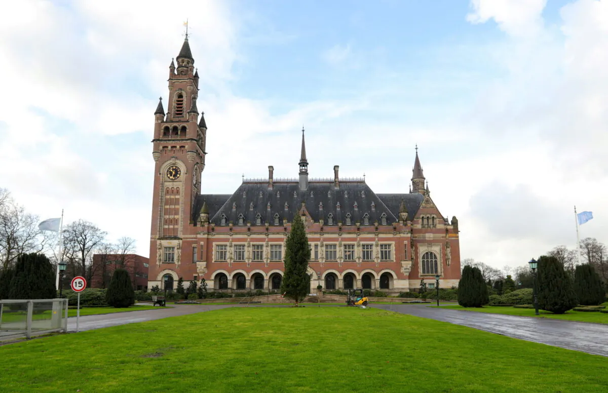 The International Court of Justice (ICJ) in The Hague, Netherlands, Dec. 9, 2019. (Reuters/Eva Plevier)