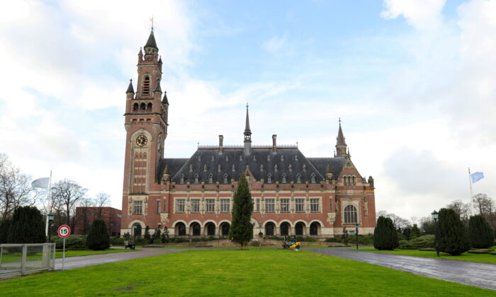 2019 年 12 月 9 日，荷兰海牙国际法院 (ICJ)。（路透社/Eva Plevier）