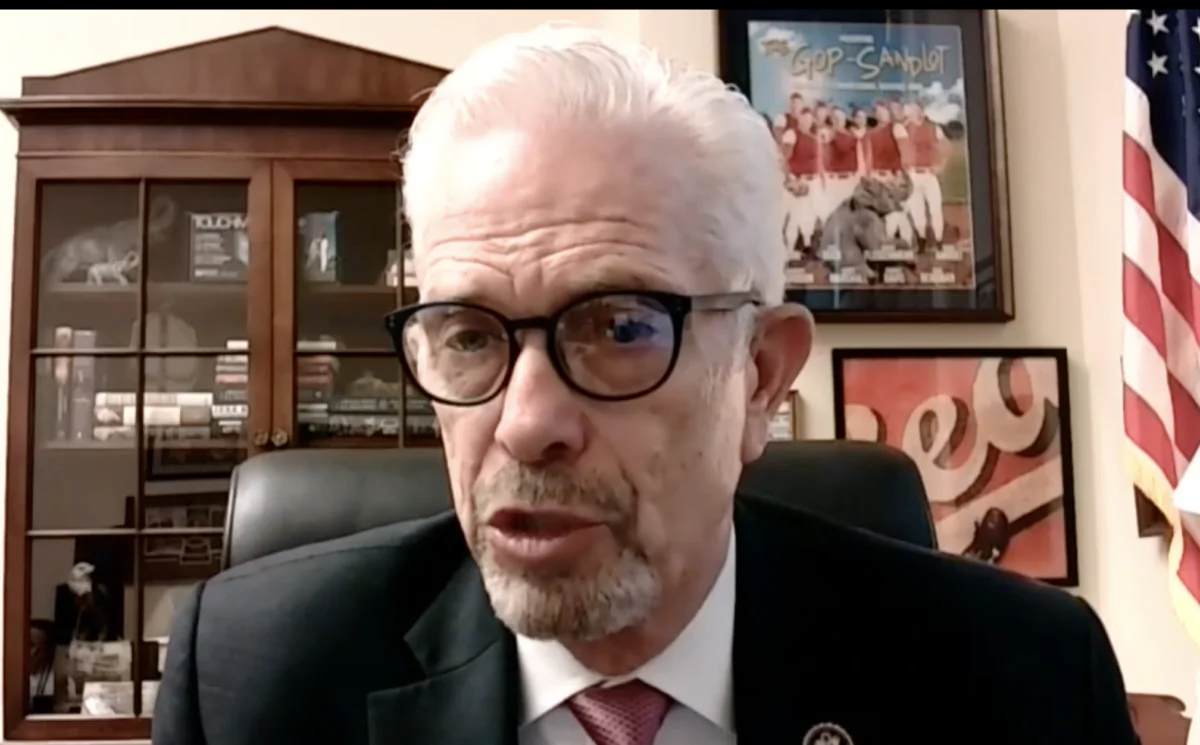 Rep. Bill Johnson (R-Ohio) discussing Russia influence on U.S. energy sector, on NTD Capitol Report on March 9, 2022. (NTD)