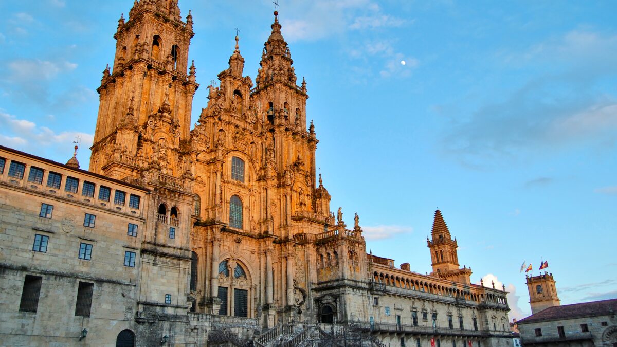 The Camino ends at this cathedral, which holds the tomb of St. James. (Cameron Hewitt/ Rick Steves' Europe)
