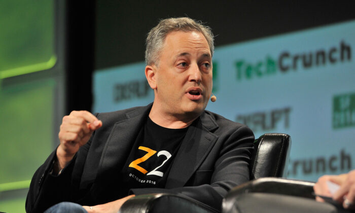 David Sacks speaks at a conference in San Francisco on Sept. 13, 2016. (TechCrunch/Flickr CC by 2.0)