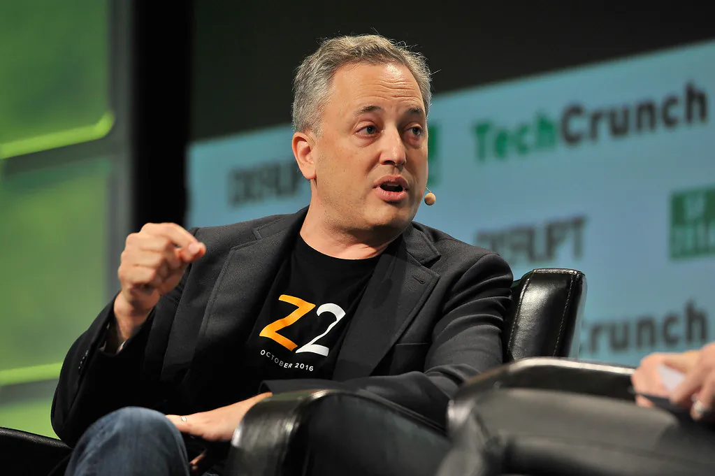 David Sacks speaks at a conference in San Francisco on Sept. 13, 2016. (TechCrunch/Flickr CC by 2.0)