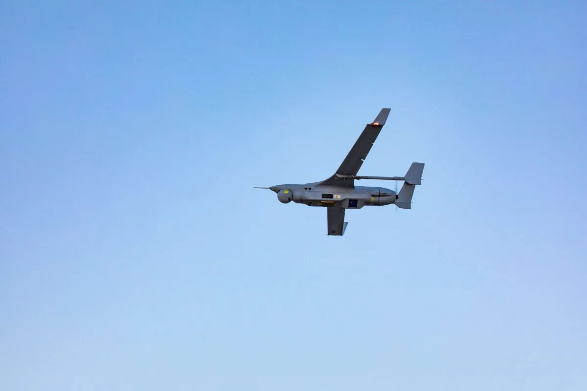 Insitu designed "Integrator" UAV drone contains six payload spaces can be customised with cameras, communication capabilities, and other advanced mission-specific technologies. (Supplied/Boeing Insitu Pacific)