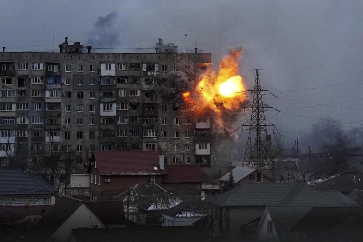 Russia strikes Ukraine