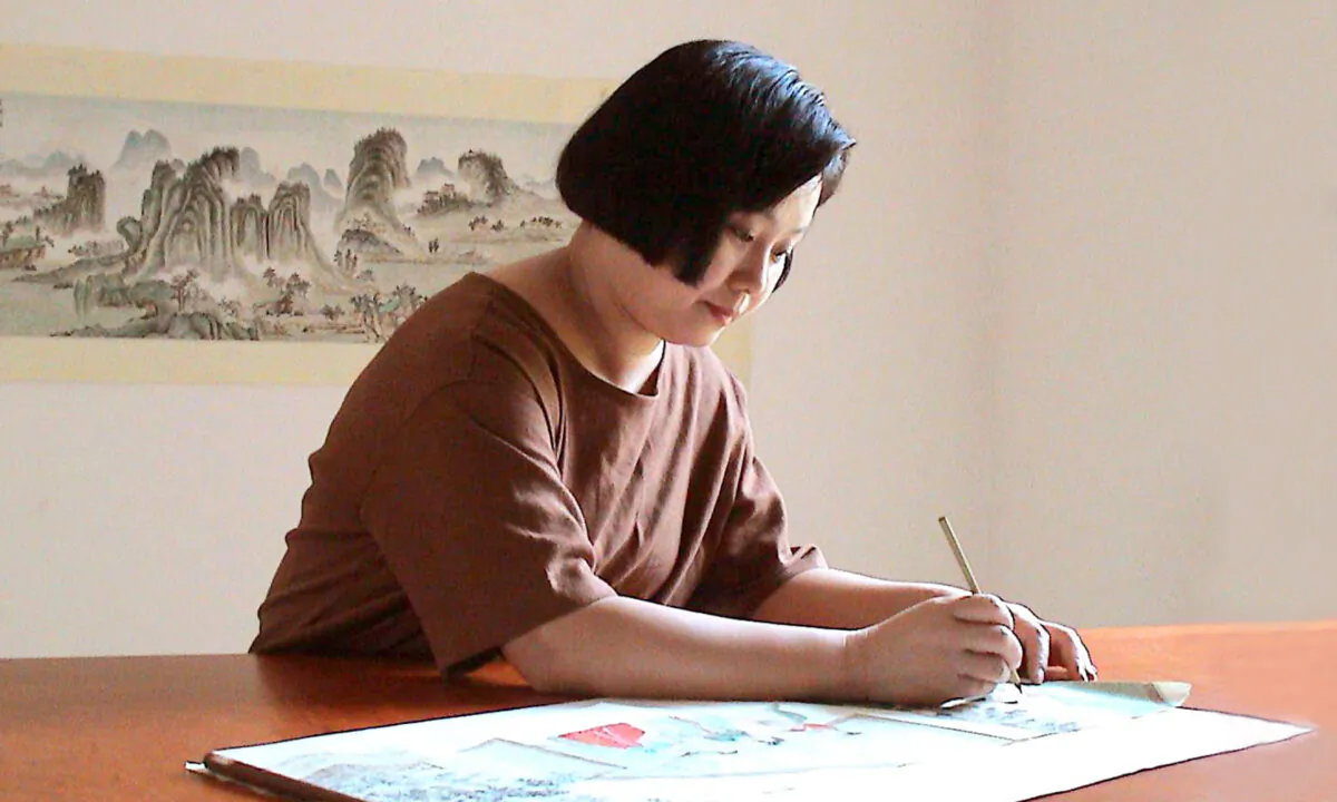 Award-winning Chinese-Australian artist Zhang Cuiying, 59, was once detained and tortured in China for going to Beijing to seek justice for the persecuted spiritual system of Falun Gong. (Courtesy of Zhang Cuiying)