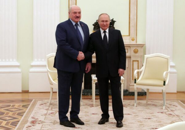 Meeting between Putin and Lukashenko