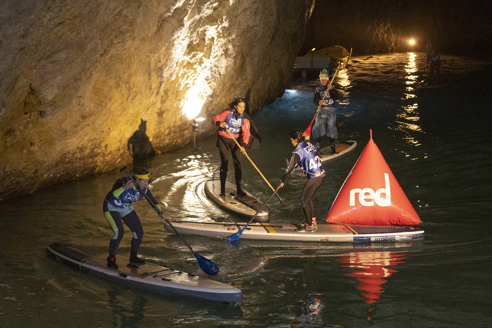 Europe's Biggest Underground Lake Hosts Stand Up Paddle Board Race - Vimarsana News