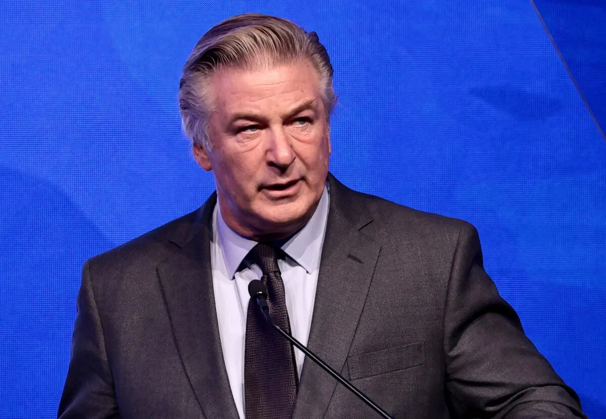 Alec Baldwin speaks during the 2021 RFK Ripple Of Hope Gala at New York Hilton Midtown on Dec. 9, 2021. (Dimitrios Kambouris/Getty Images)