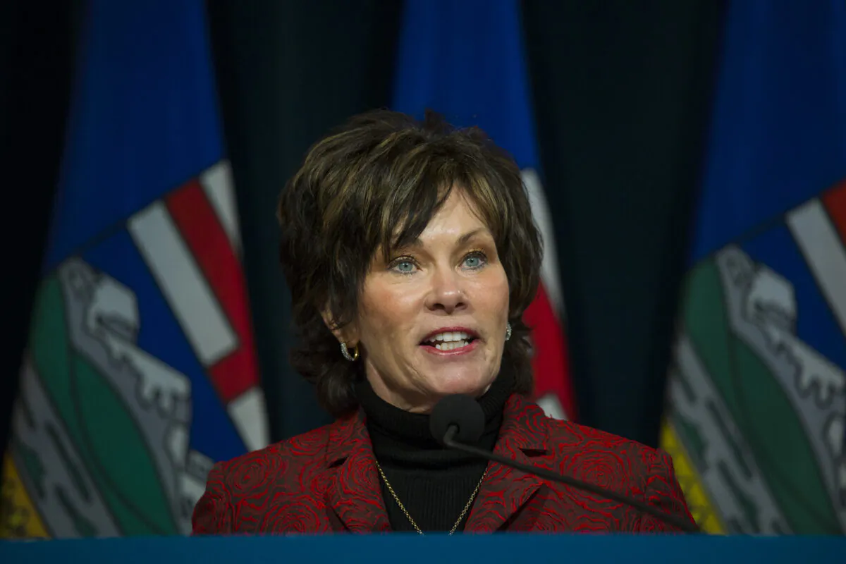 Alberta's Minister of Environment Sonya Savage in a file photo. (The Canadian Press/Todd Korol)