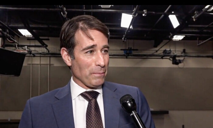 Rep. Garret Graves in an interview with NTD's "Capitol Report" on Mar. 8, 2022. (NTD/Screenshot via The Epoch Times)