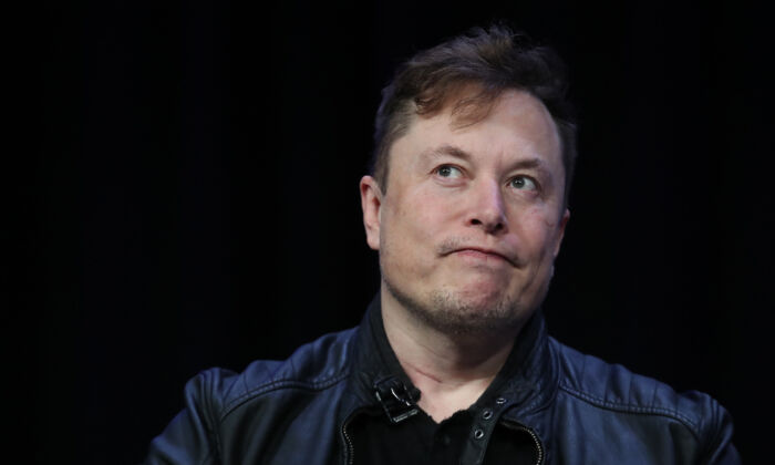 Elon Musk, founder and chief engineer of SpaceX, speaks at the 2020 Satellite Conference and Exhibition in Washington on March 9, 2020. (Win McNamee/Getty Images)