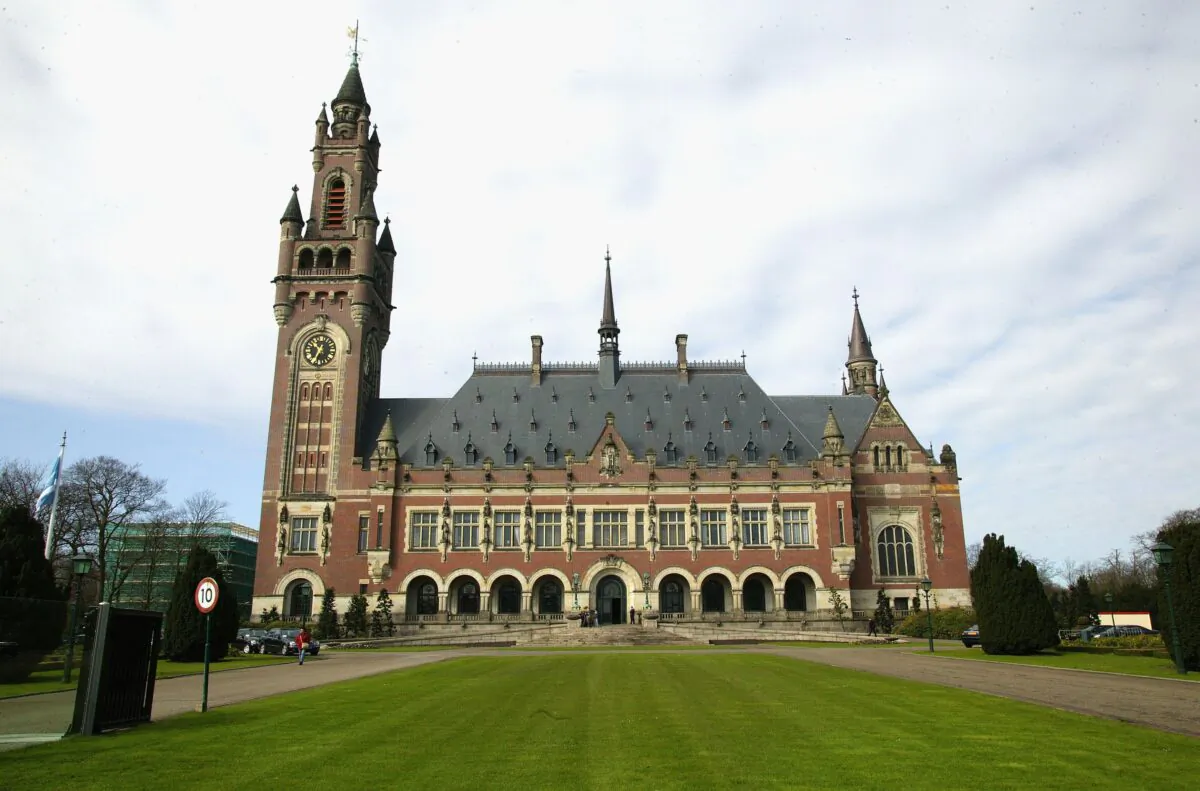 A general view of the International Court of Justice in The Hague, the Netherlands, on April 12, 2006. (Michel Porro/Getty Images)
