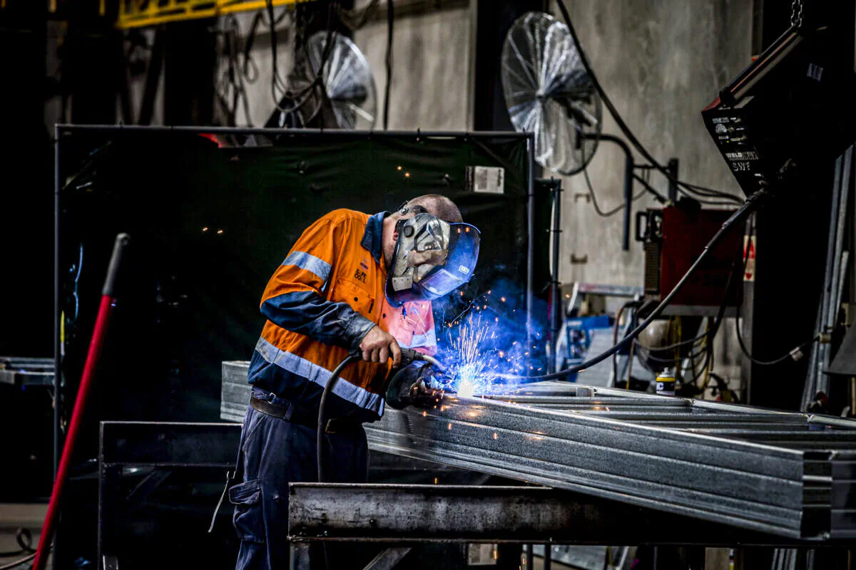 Manufacturing at a Brisbane factory in Australia, on Jan 25, 2017. (AAP Image/Glenn Hunt)
