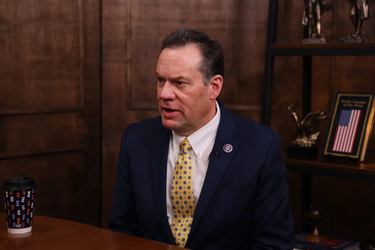 U.S. Rep. Russ Fulcher (R-Idaho) on NTD's "Capitol Report" on March 10, 2022. (Screenshot via The Epoch Times)