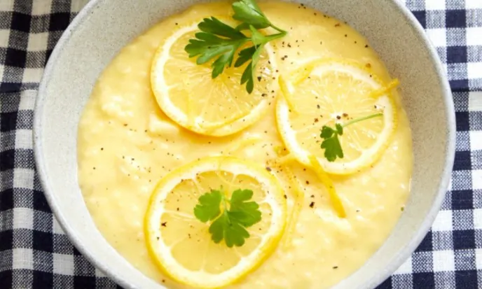 Avgolemono (Greek Egg Lemon Soup)