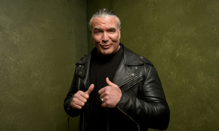 Wrestler Scott Hall from "The Resurrection of Jake The Snake Roberts" poses for a portrait at the Village at the Lift Presented by McDonald's McCafe during the 2015 Sundance Film Festival in Park City, Utah, on Jan. 23, 2015. (Larry Busacca/Getty Images)
