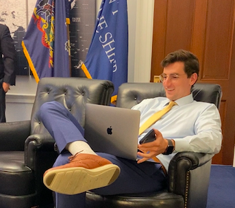 David
Tennent, creator of the CNCT App for congressional aides. (Photo courtesy of CNCT).