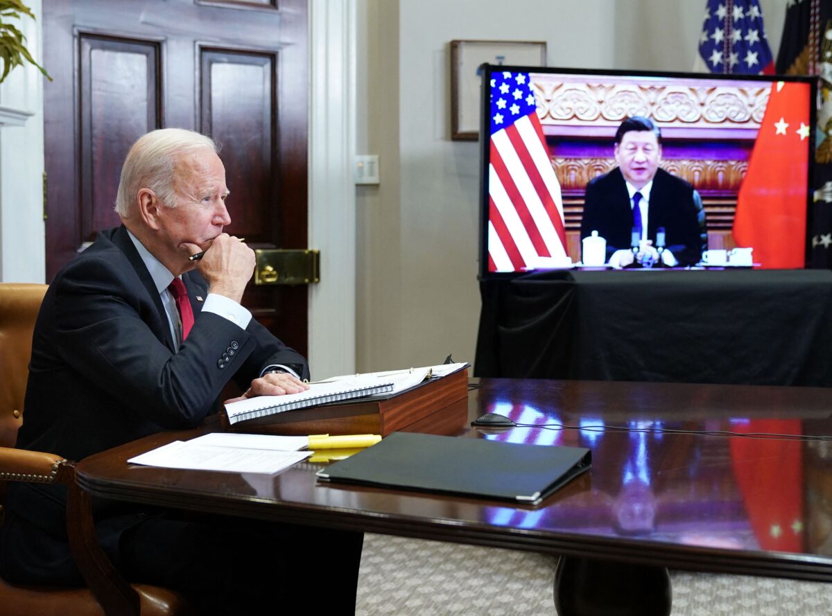 Biden has a virtual meeting with Xi.