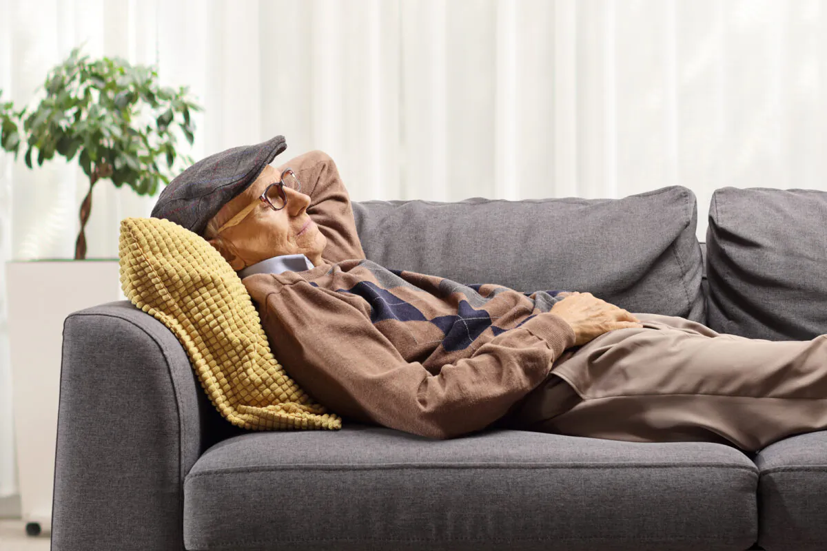 An elderly man taking a nap is seen in a file photo. (Dreamstime/TNS)