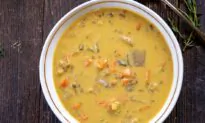 Mushroom and Wheat Berry Soup