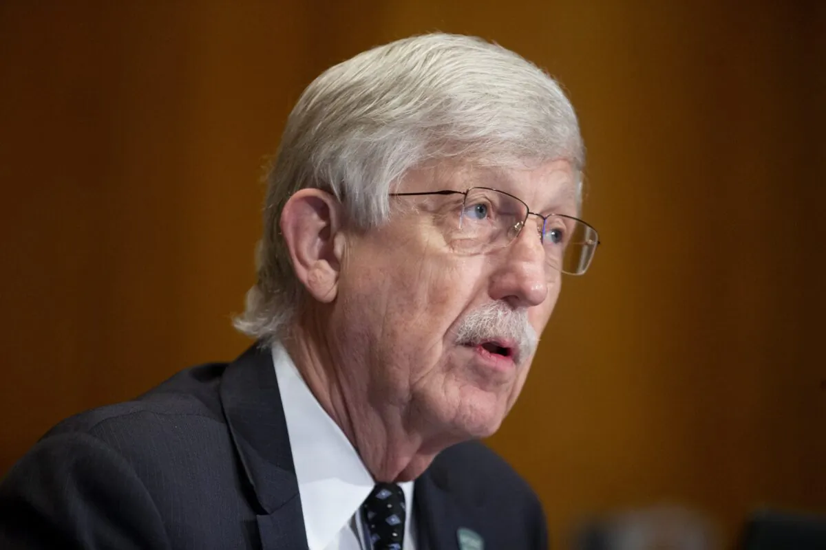 Dr. Francis Collins speaks in Washington on Sept. 9, 2020. (Michael Reynolds/Pool/Getty Images)