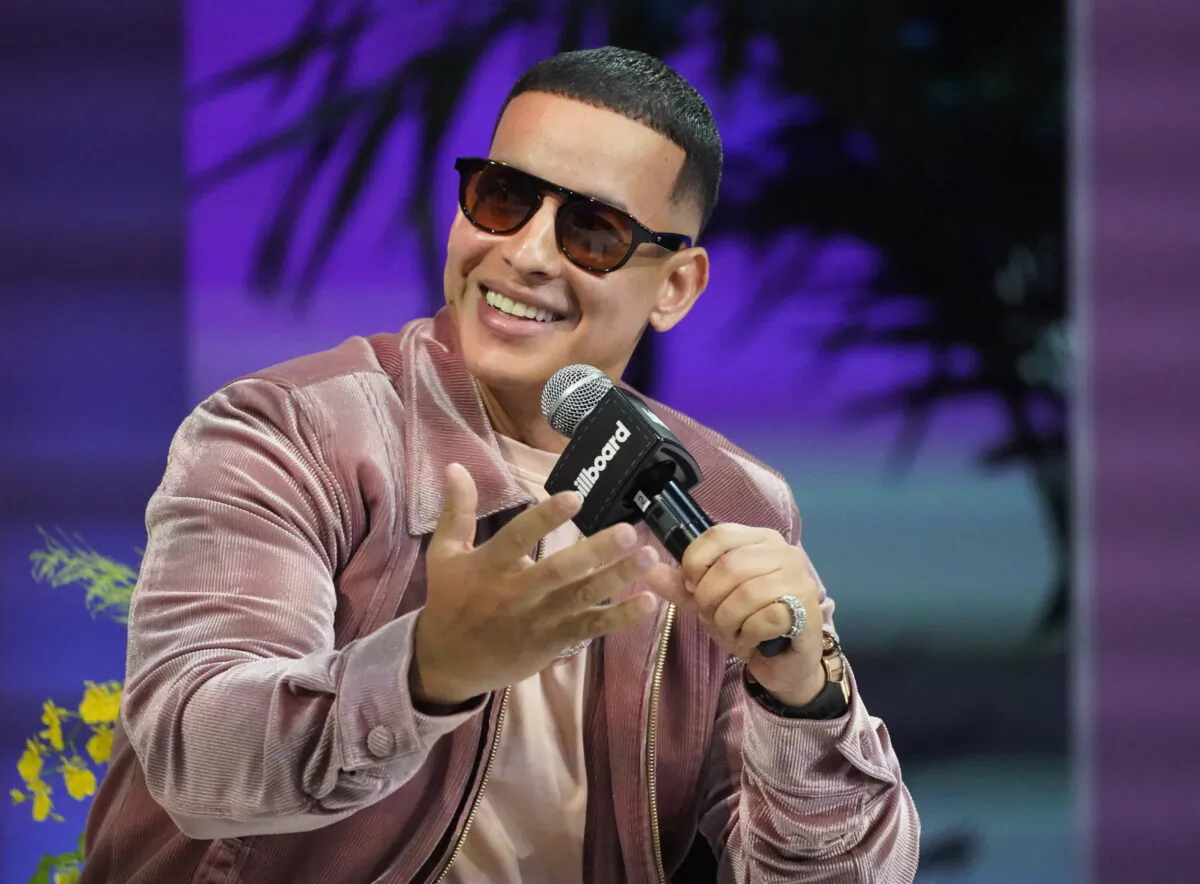 Puerto Rican singer Daddy Yankee speaks during a panel at Billboard Latin Music Week, in Miami Beach, Fla, on Sept. 22, 2021. (Wilfredo Lee, File/AP Photo)