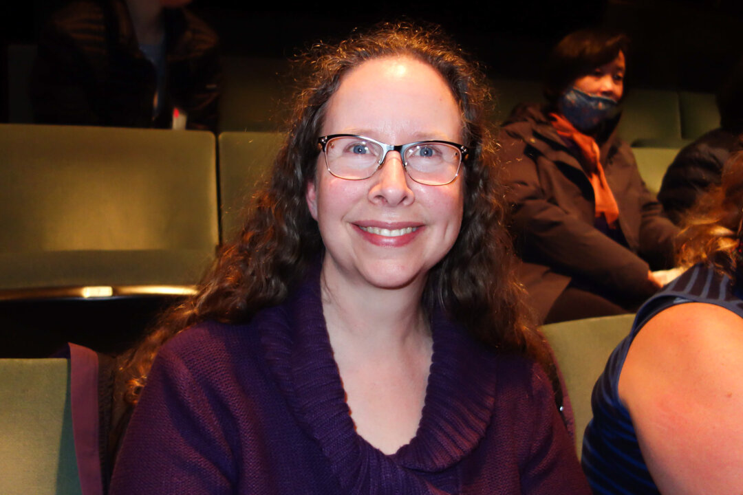 Melanie Mahan at the March 18 performance of Shen Yun Performing Arts, in Reno. (Gary Wang/The Epoch Times)