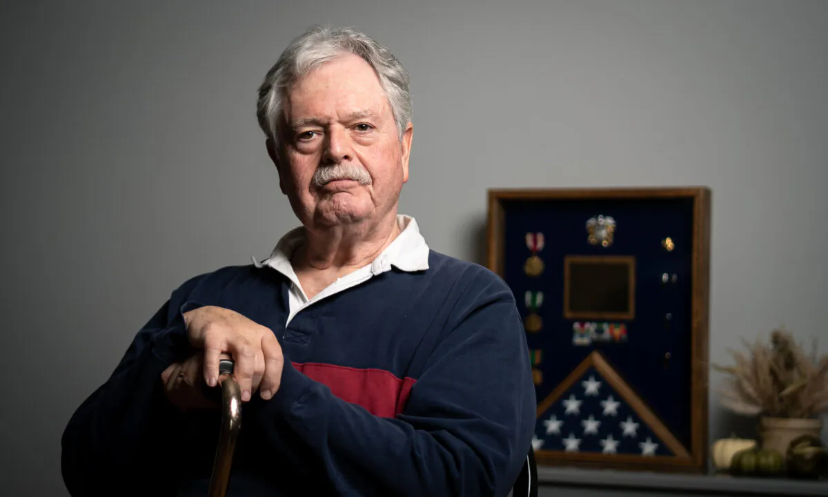 Thomas Caldwell at his home in Berryville, Va., on March 19, 2022. (Samira Bouaou/The Epoch Times)