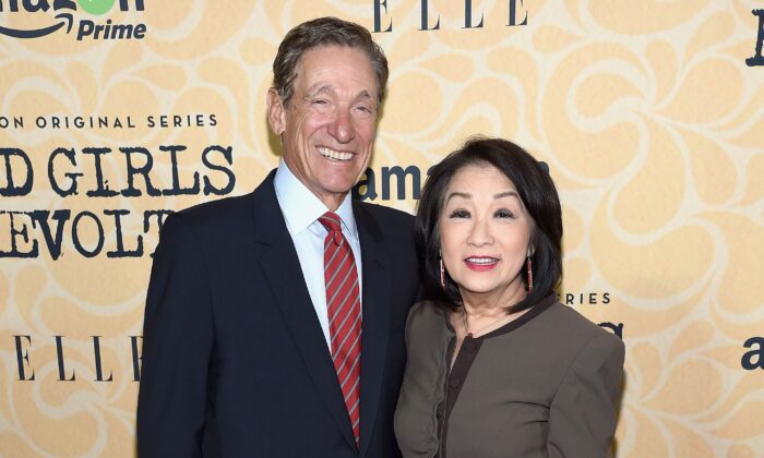 Maury Povich (L) and Connie Chung attend the "Good Girls Revolt" New York Screening at the Joseph Urban Theater in New York on Oct. 18, 2016. (Dimitrios Kambouris/Getty Images)