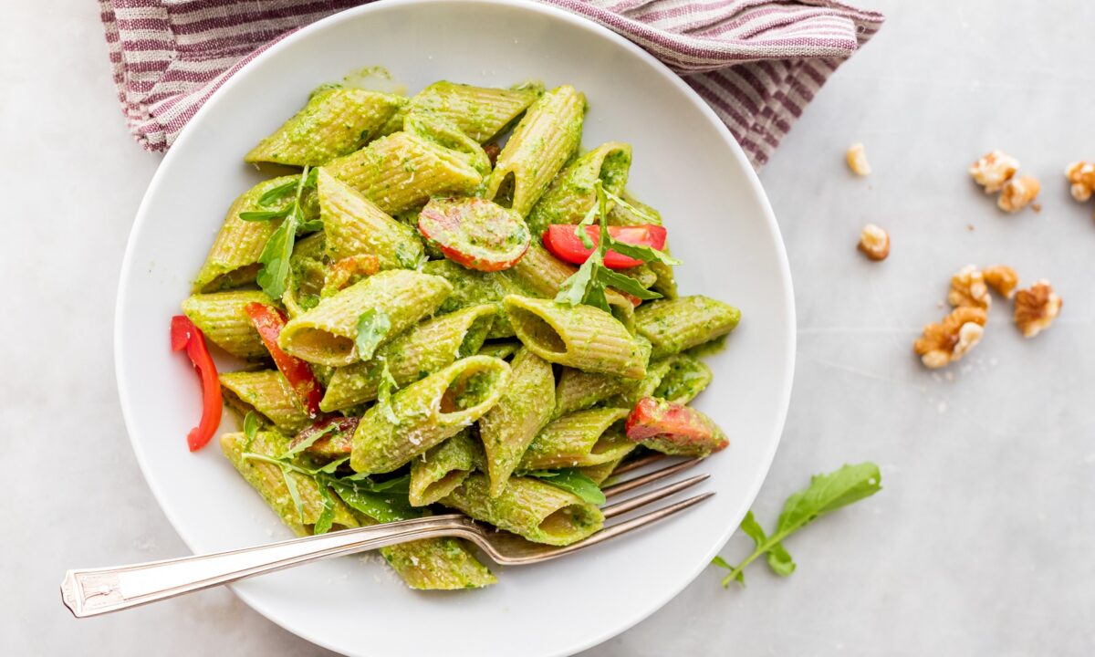 This simple, versatile pesto requires only a handful of ingredients—so make sure they're good quality. (Giulia Scarpaleggia)