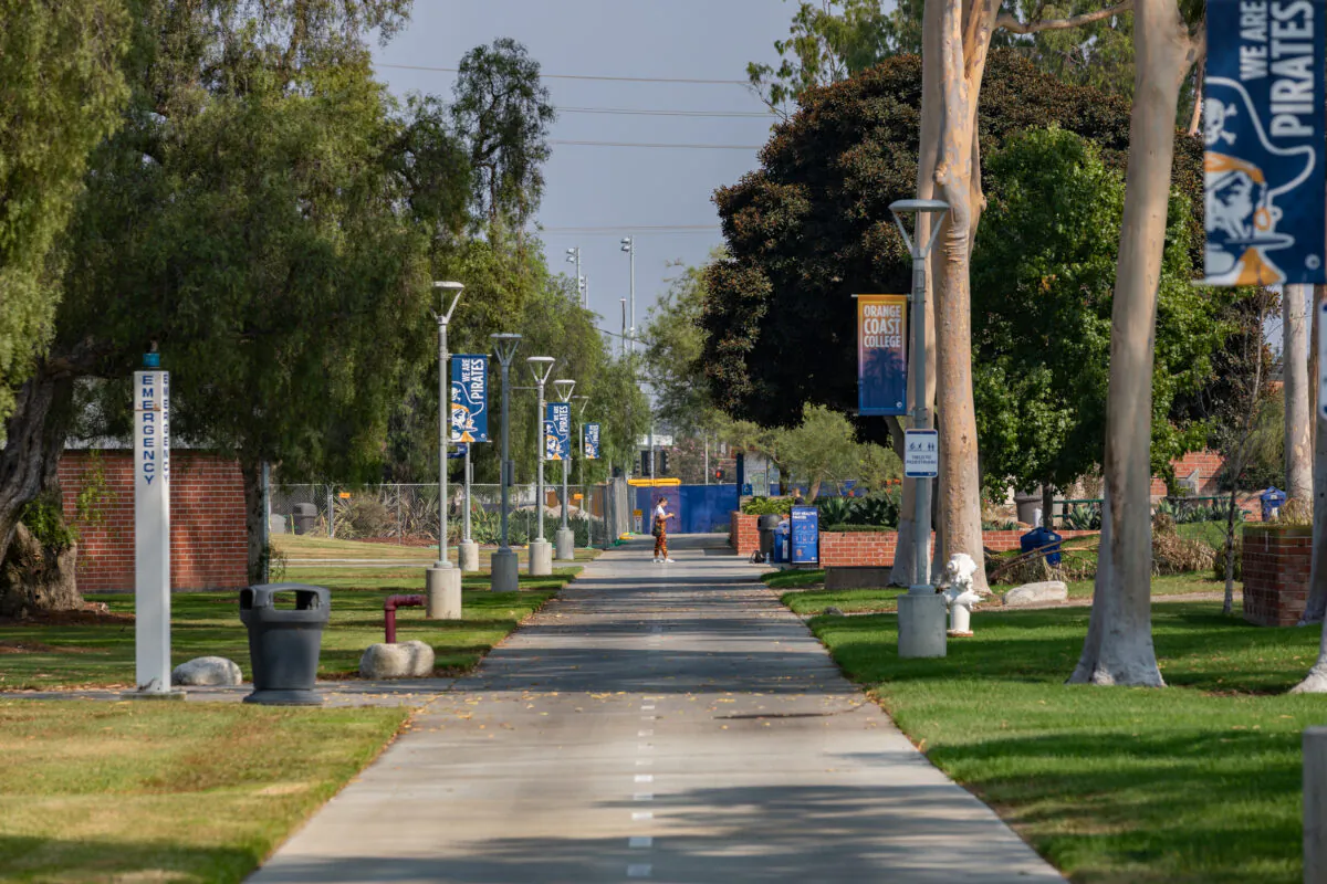 Orange Coast College campus, in Costa Mesa, Calif., on October 04, 2020. (John Fredricks/The Epoch Times)