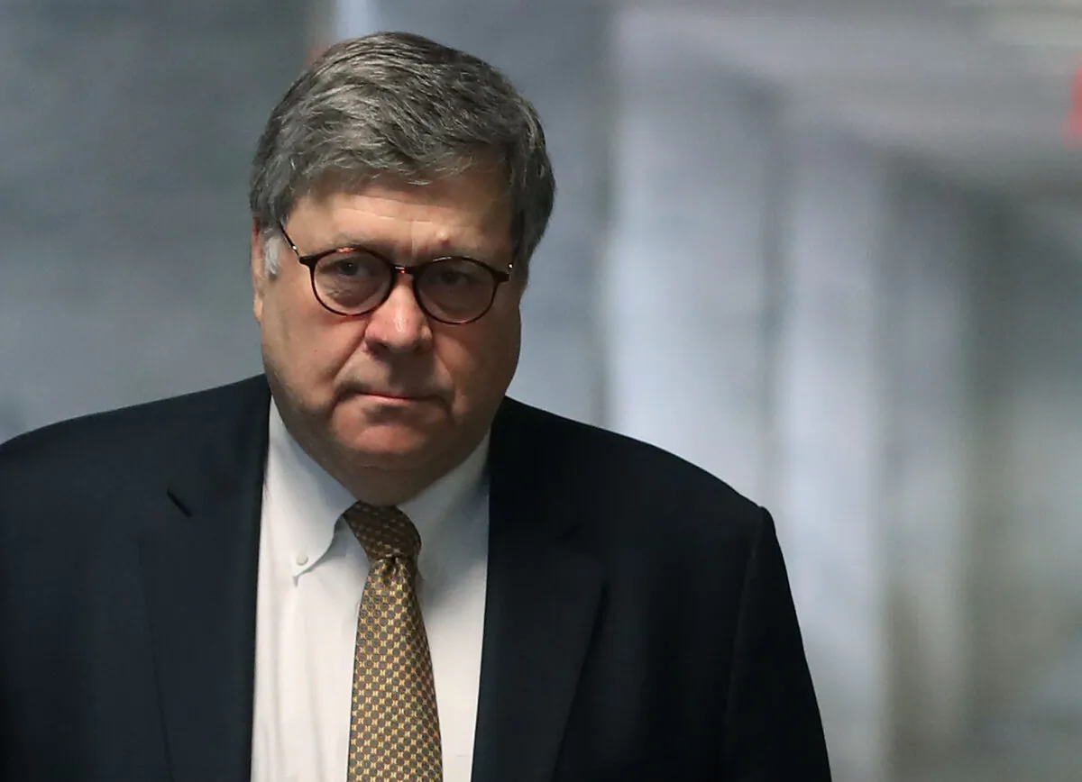Attorney General nominee William Barr arrives on Capitol Hill for a meeting on Jan. 29, 2019, in Washington. (Mark Wilson/Getty Images)