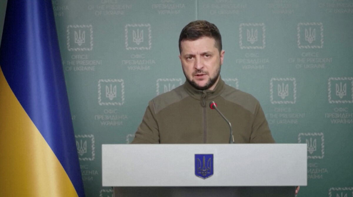 Ukraine's President Volodymyr Zelensky