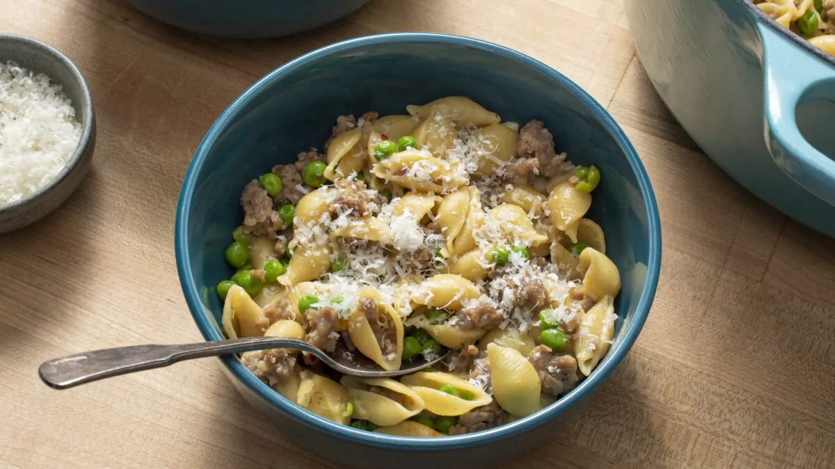 This pasta absorbs lots of flavor cooking in the same pot as the sauce. (Courtesy to Kendra Elizabeth Smith)
