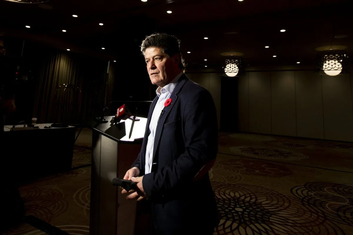 Unifor National President Jerry Dias is shown on November 5, 2020 in Toronto. (The Canadian Press/Carlos Osori)