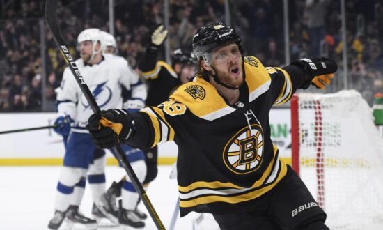 NHL Roundup: David Pastrnak’s Hat Trick Propels Bruins Past Lightning