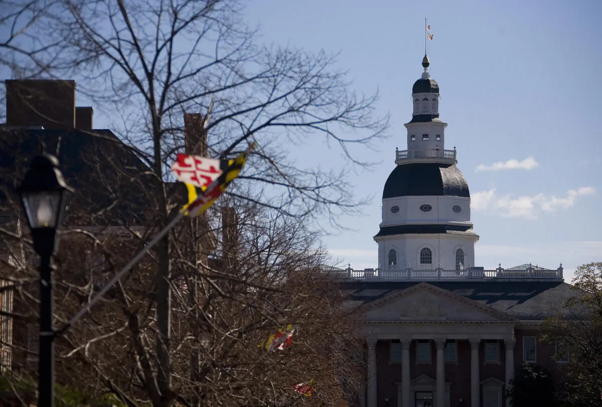 The Maryland State Capitol Building in Annapolis, Md., in a file image. (Jim Watson/AFP via Getty Images)