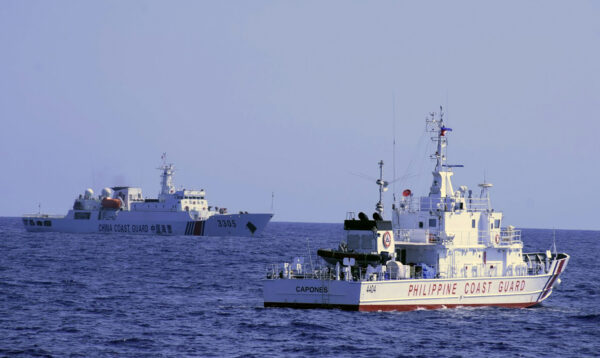 A Chinese Coast Guard ship