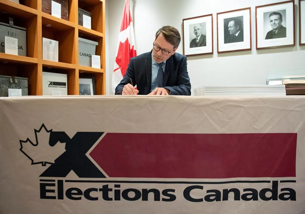 Stéphane Perrault, chief electoral officer, Elections Canada. (The Canadian Press)
