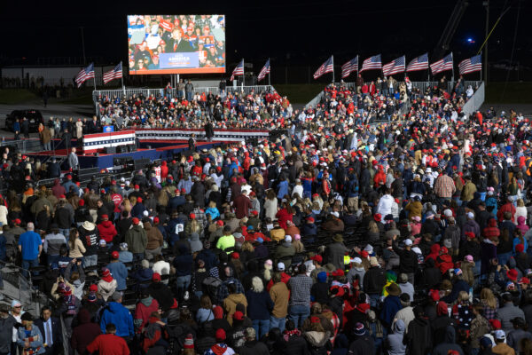 Former President Donald Trump Rallies Supporters In Georgia