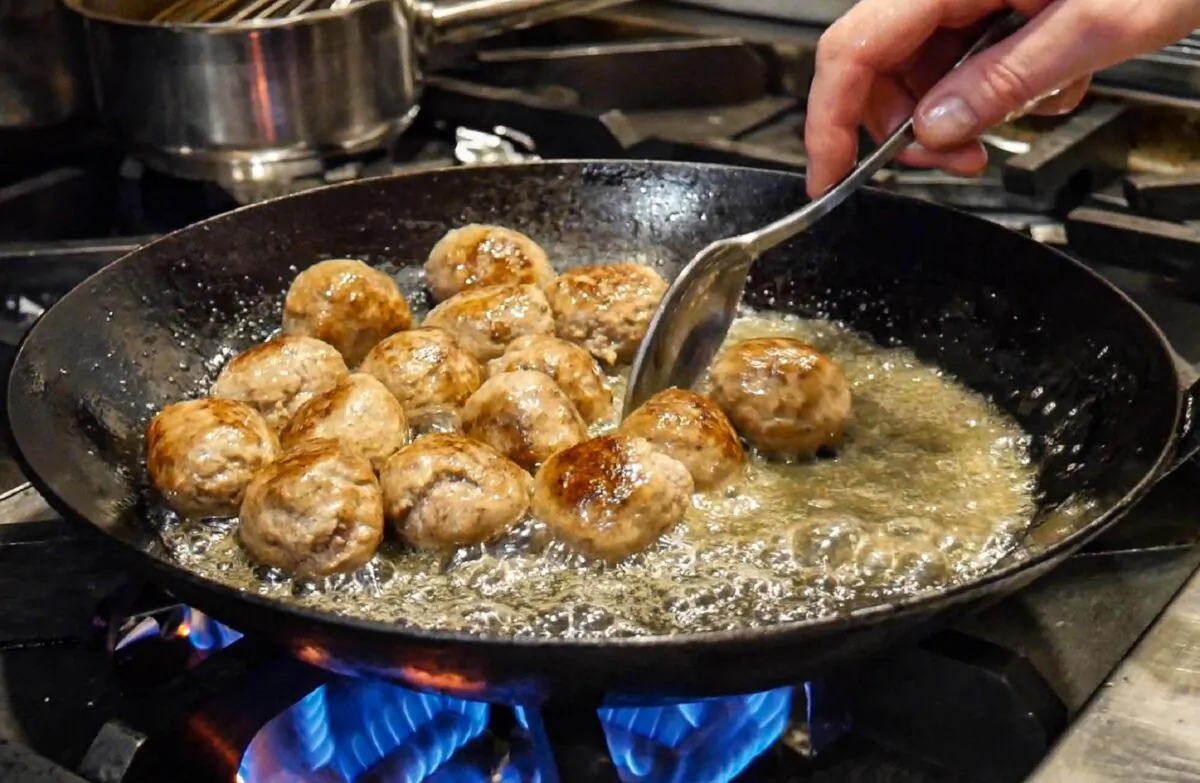 New York City’s Aquavit, located in midtown Manhattan, serves up a $29 meatball dish.	(Courtesy to Jacqui Wedewer/The Daily Meal)