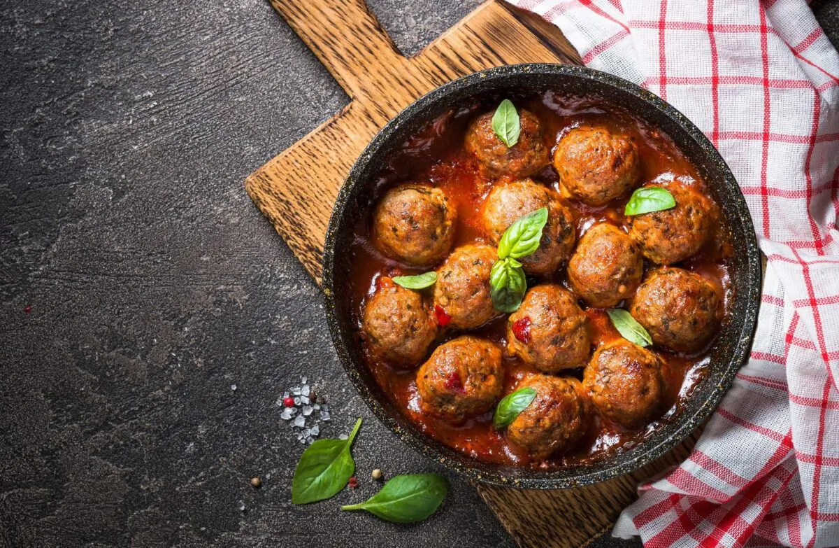 The major difference between Swedish and Italian meatballs is what they’re accompanied with.(nadianb/Shutterstock)