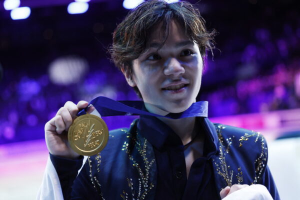 Japan's Gold medallist Shoma Uno