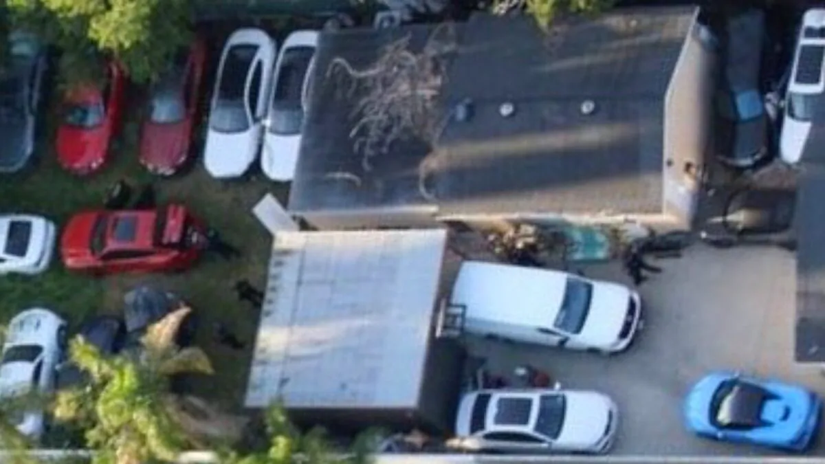 About 35 stolen luxury cars were recovered by a special unit with the California Highway Patrol (CHP) on March 24, 2022. (Courtesy of California Highway Patrol)