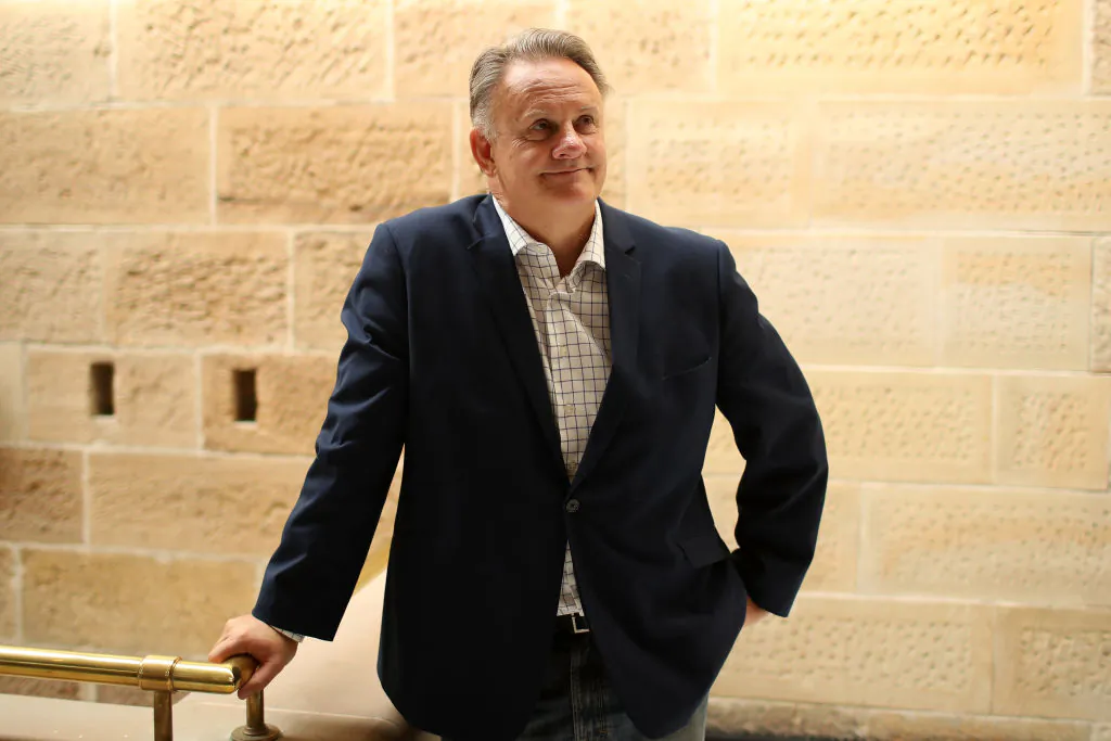 Mark Latham poses for a portrait during the launch of Mark Latham's new book 'Outsiders - I won't be silenced'  on October 5, 2017 in Sydney, Australia.  (Photo by Cameron Spencer/Getty Images)