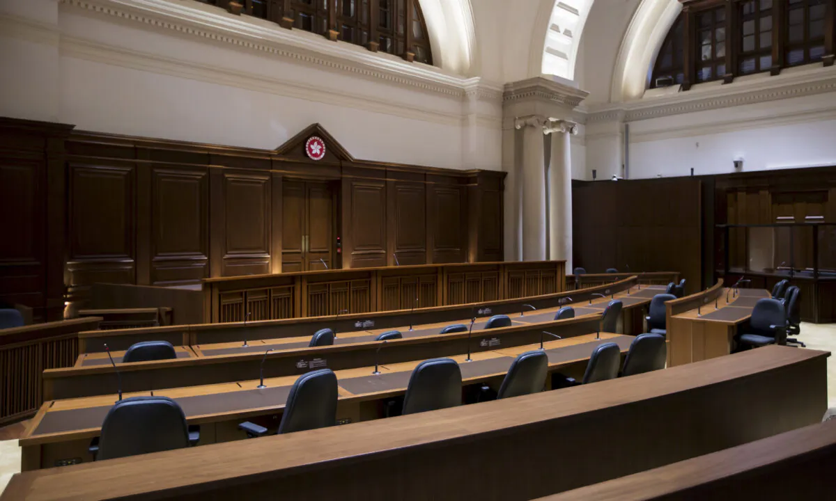 A general view shows inside the Court of Final Appeal at Central, in Hong Kong, on Sept. 18, 2015. (Tyrone Siu/Reuters)