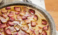 Ruby Red Rhubarb Is the Star in This French-Style Clafouti for Easter Dessert